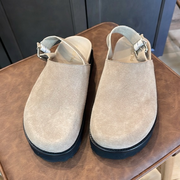 Pilcro Platform Slingback Flats By Anthropologie 38 - Picture 2 of 6